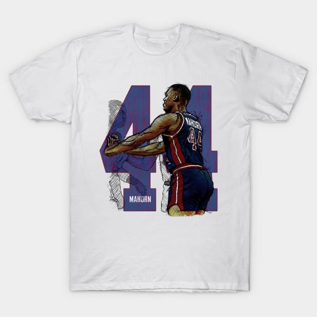 Rick Mahorn Detroit Push T-Shirt by MASTER_SHAOLIN